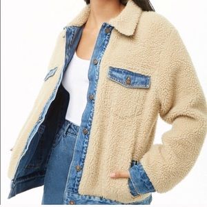 ISO!!! Forever 21 denim & faux shearling jacket!